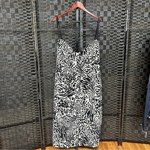 Sergio Hudson For Target Animal Print Dress Size 4X Midi Dress - Picture 2 of 8